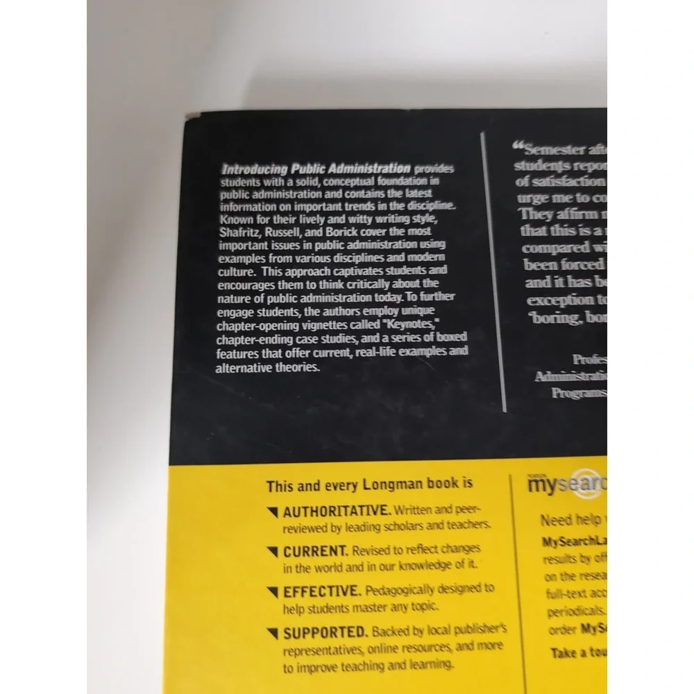 Introducing Public Administration (7th Edition)‎ Examination Copy